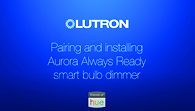 Installing the Aurora smart bulb dimmer with Philips Hue smart lighting