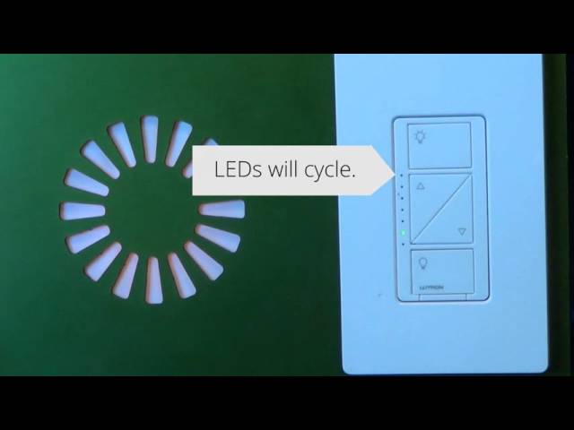 Restoring a Caséta a Wireless Dimmer to a Factory Default
