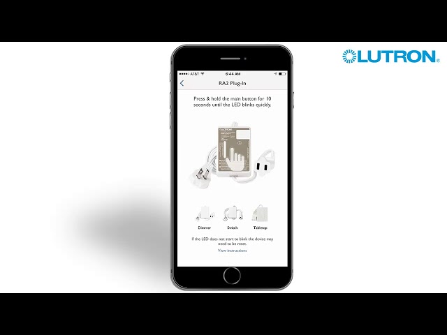 Lutron RA2 Select - System Setup (Contractor)