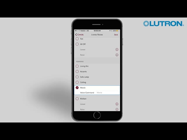 Lutron Connect - Voice Control