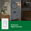 Diva LED+ Dimmer with Night Mode - DVCLN-153P-WH
