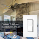 Diva 3-Speed Fan Control - DVFSQ-F-WH