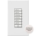 HomeWorks seeTouch Low Voltage Wired Keypad - Rectangle - HQWA-W6BRLN-BN