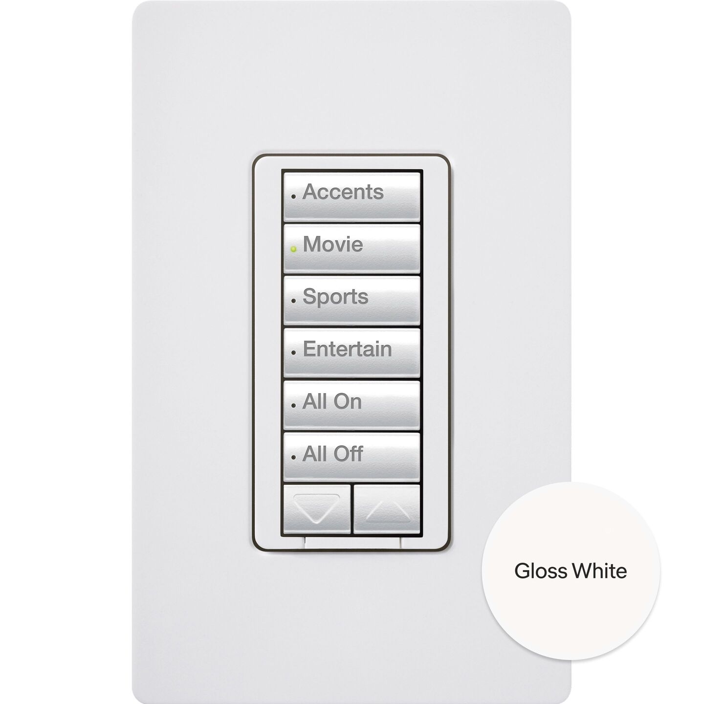 RadioRA 3 seeTouch RF Hybrid Keypad - RRD-HN6BRL-WH