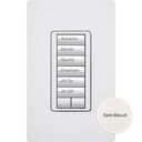 HomeWorks seeTouch RF Hybrid Keypad - Rectangle - HQRD-HN6BRL-BI