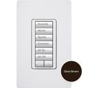 HomeWorks seeTouch RF Hybrid Keypad - Rectangle - HQRD-HN6BRL-BR