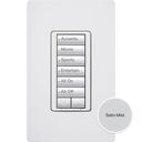 HomeWorks seeTouch RF Hybrid Keypad - Rectangle - HQRD-HN6BRL-PD