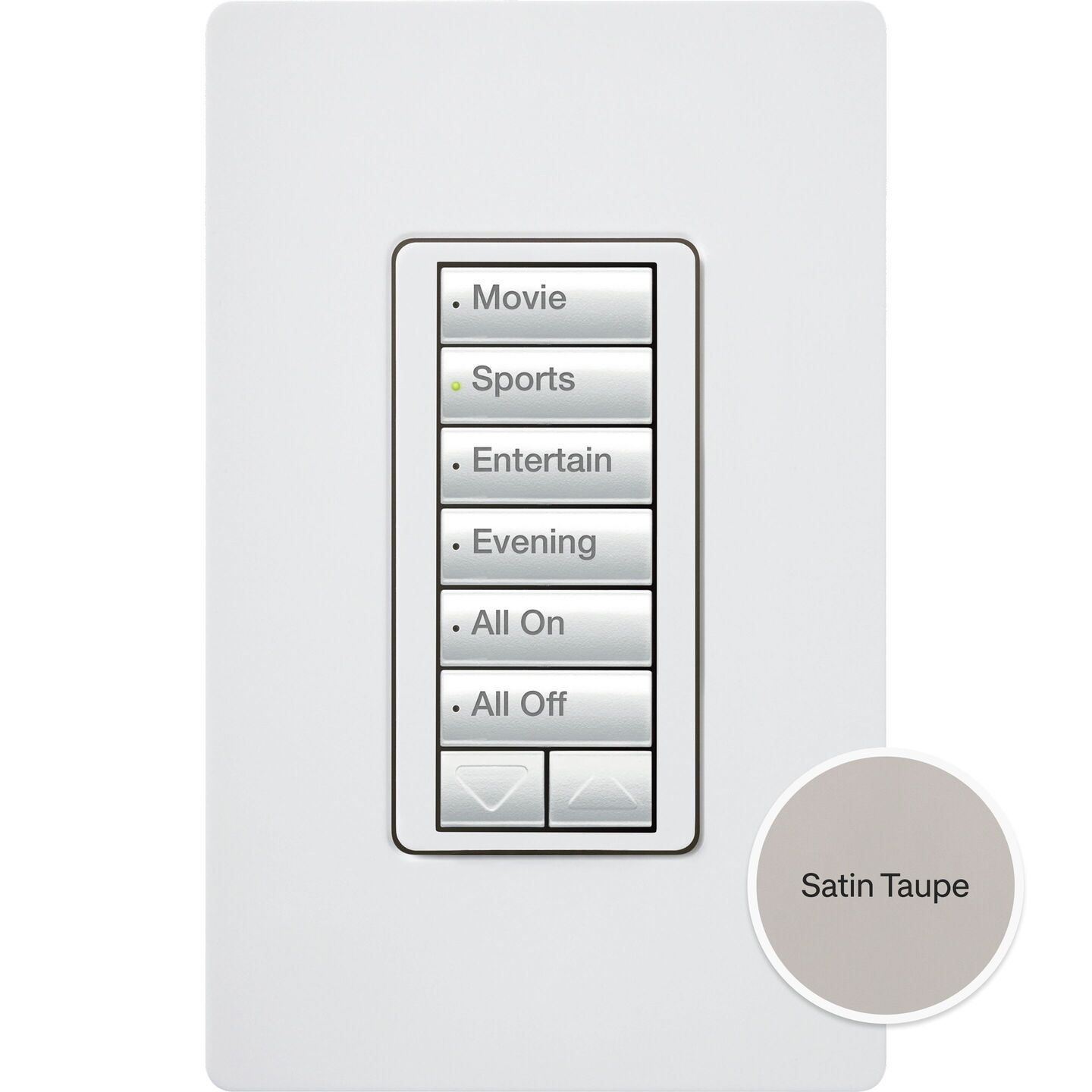 HomeWorks seeTouch RF Keypad - HQRD-W6BRL-TP