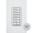 HomeWorks seeTouch RF Keypad - HQRD-W6BRL-SS