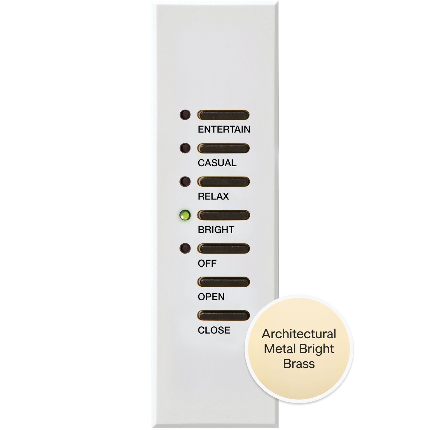 HomeWorks Architrave Narrow Keypad - HQWA-KP5-DN-BB