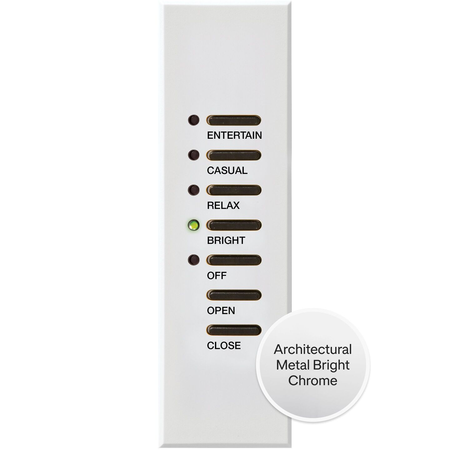 HomeWorks Architrave Narrow Keypad - HQWA-KP5-DN-BC