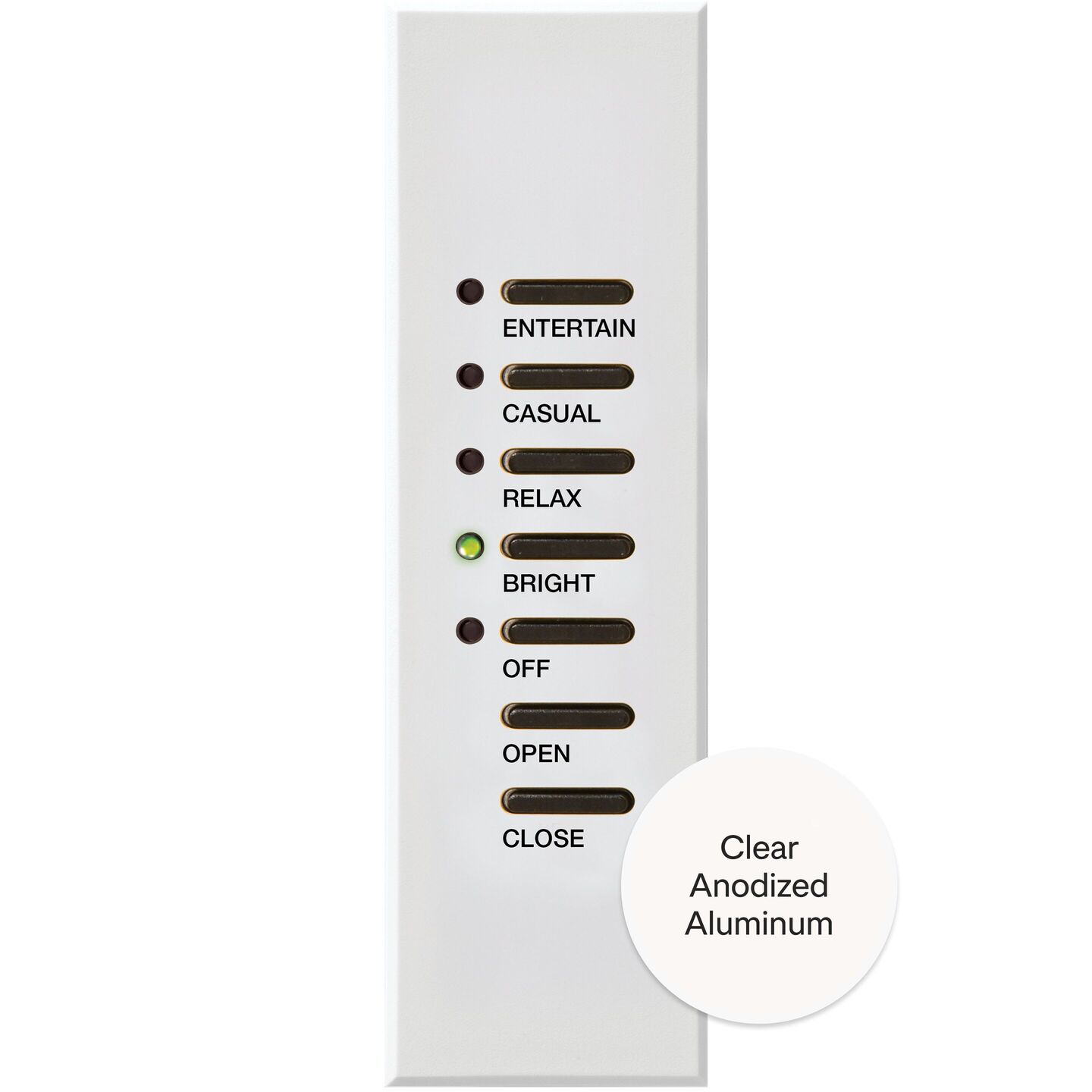 HomeWorks Architrave Narrow Keypad - HQWA-KP5-DN-CLA