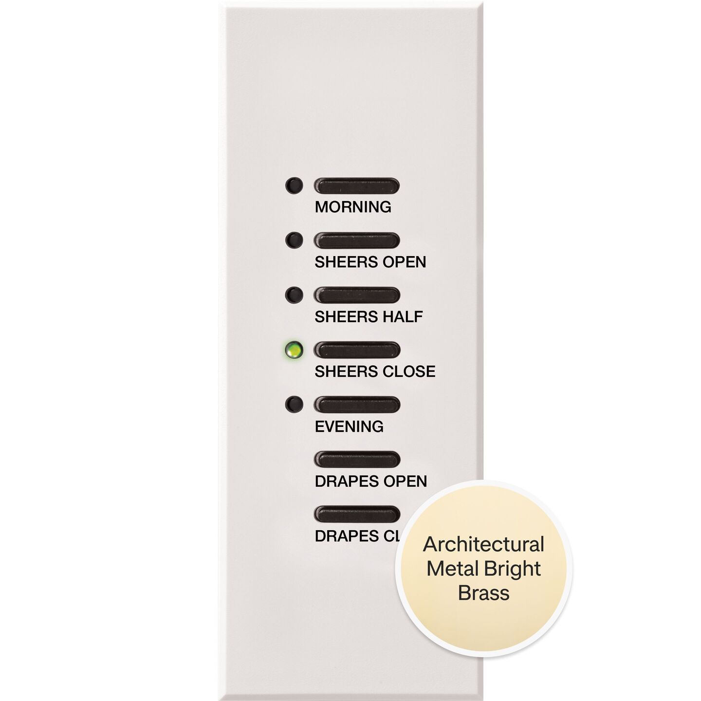 HomeWorks Architrave Keypad - HQWA-KP5-DW-BB