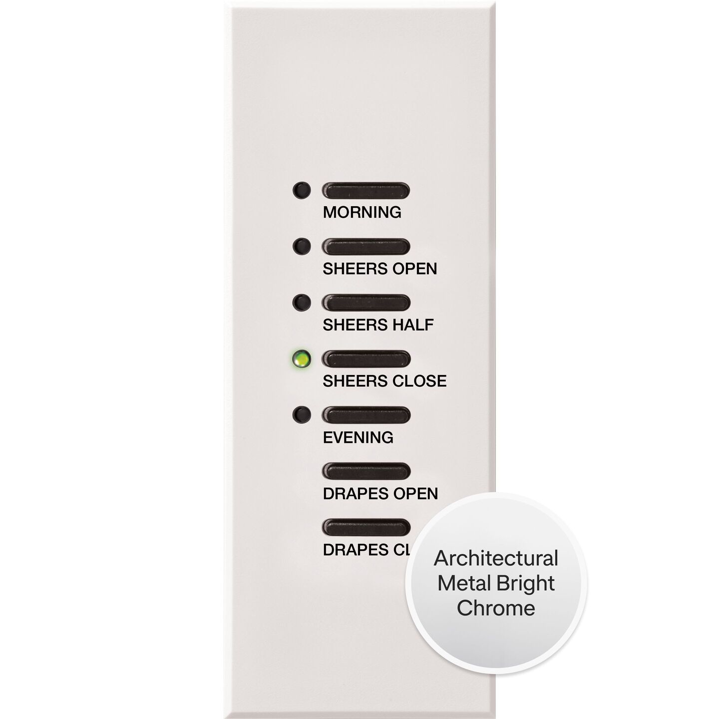 HomeWorks Architrave Keypad - HQWA-KP5-DW-BC