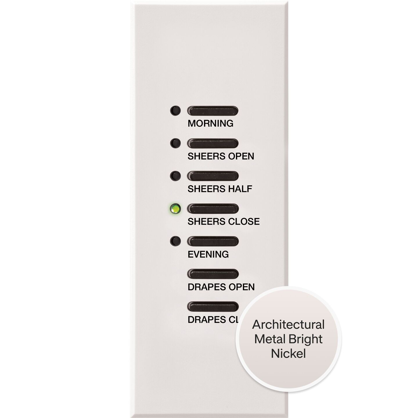 HomeWorks Architrave Keypad - HQWA-KP5-DW-BN