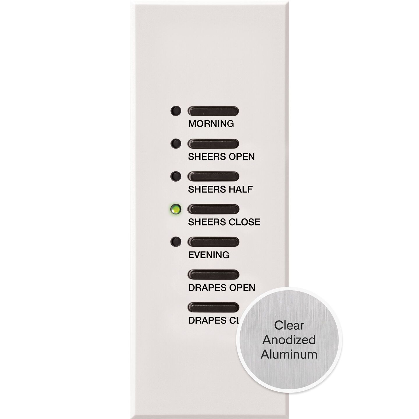 HomeWorks Architrave Keypad - HQWA-KP5-DW-CLA