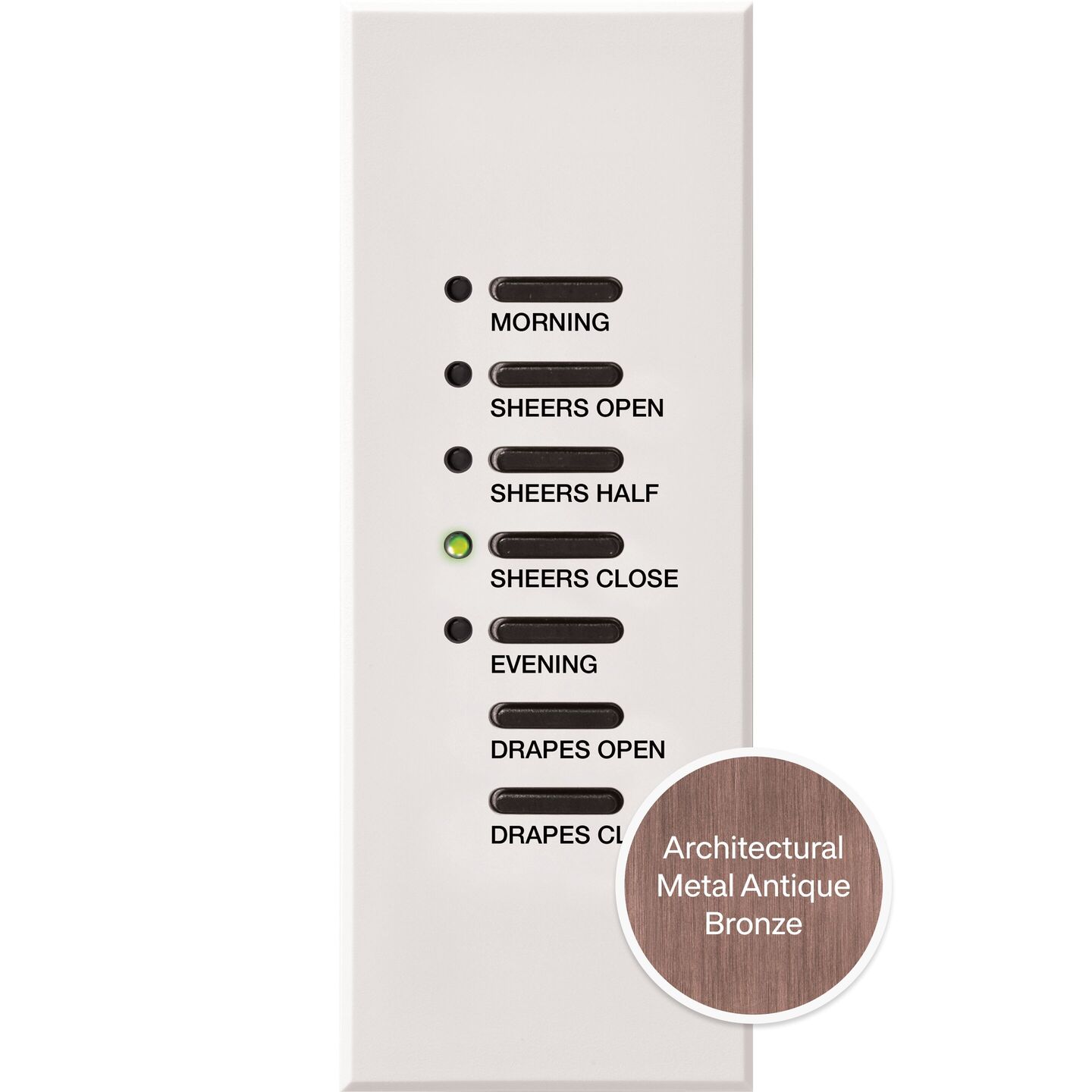 HomeWorks Architrave Keypad - HQWA-KP5-DW-QZ