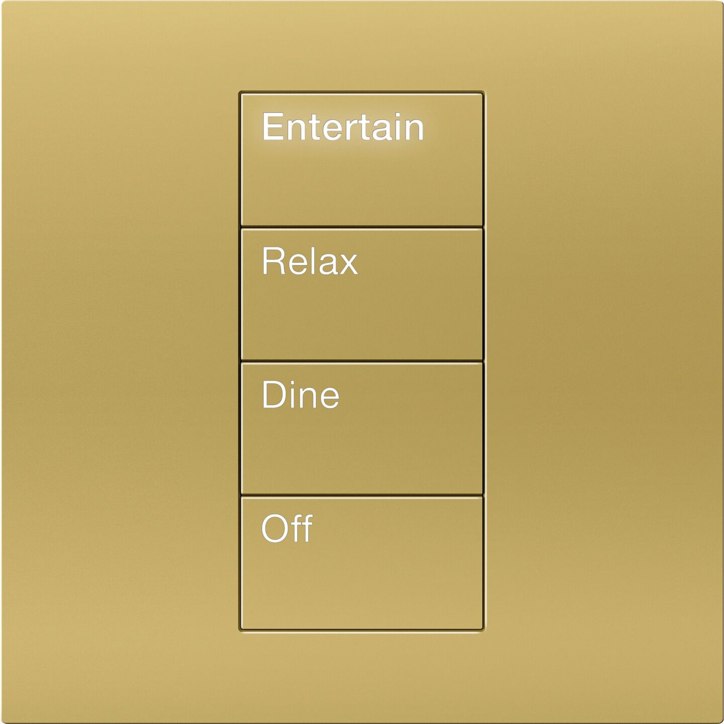 HomeWorks Palladiom Square Keypad - HQWT-S-P4W-BB