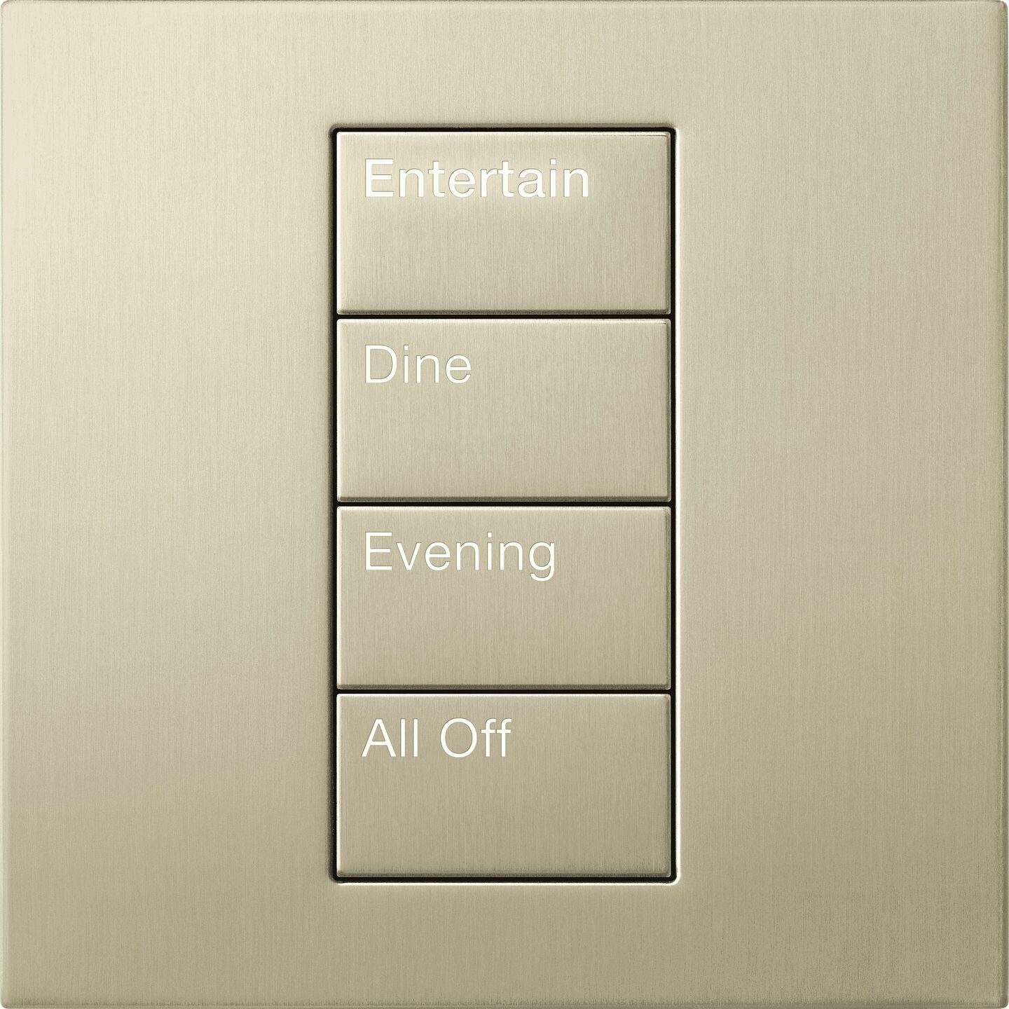 HomeWorks Palladiom Square Keypad - HQWT-S-P4W-CP