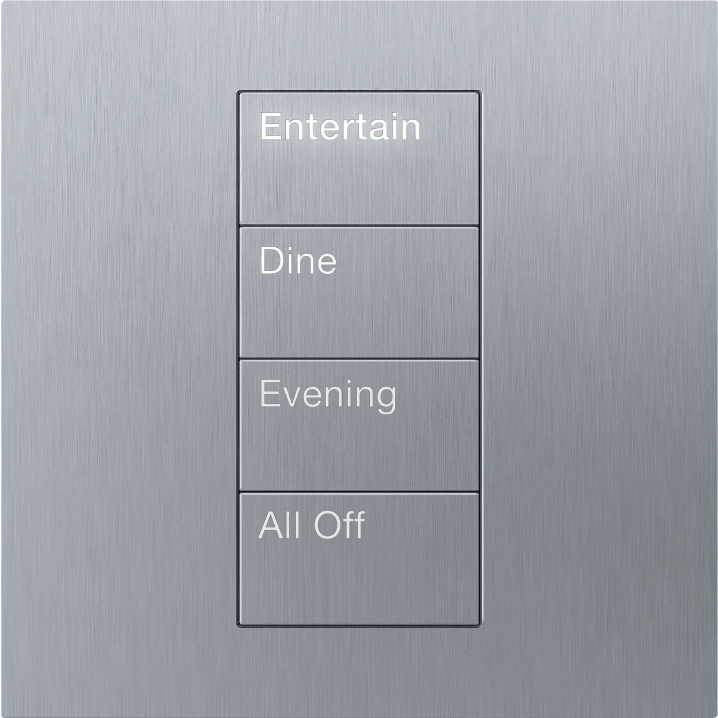 HomeWorks Palladiom Square Keypad - HQWT-S-P4W-SC