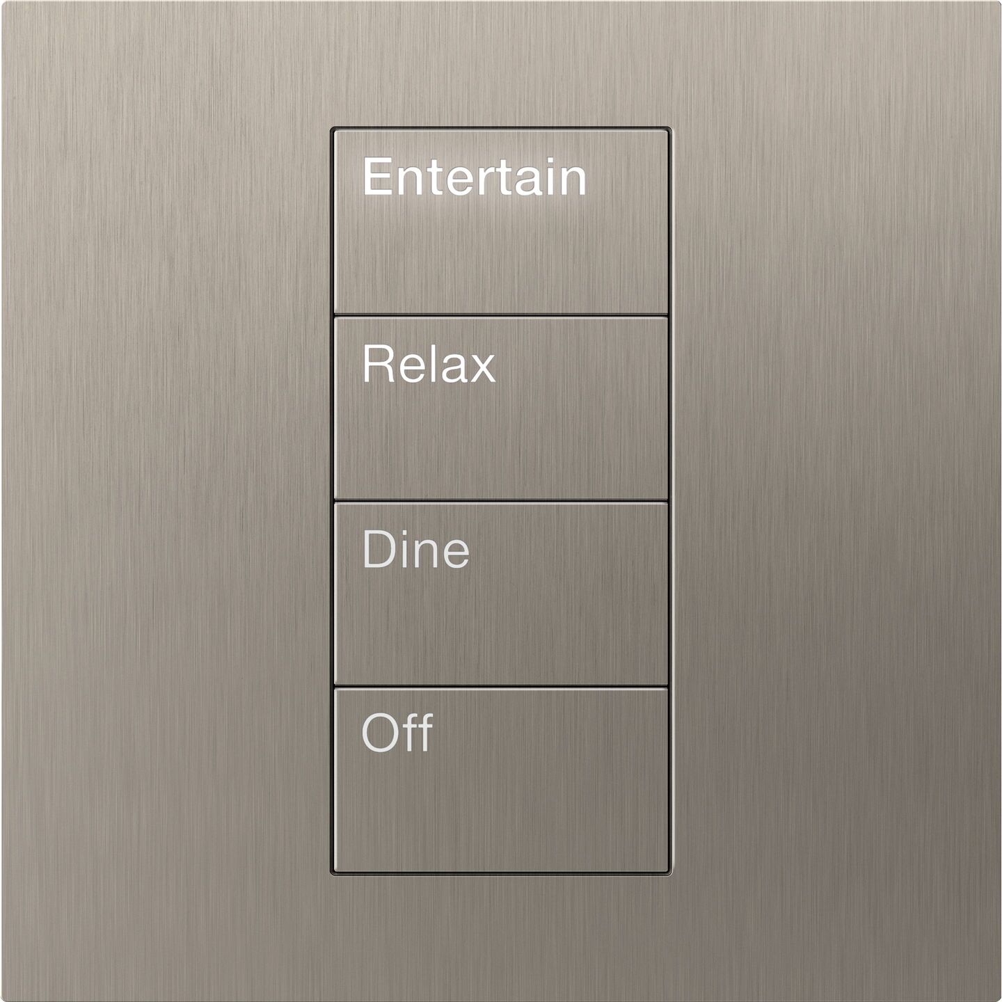 HomeWorks Palladiom Square Keypad - HQWT-S-P4W-SN