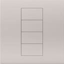 myRoom XC Palladiom Square Keypad - MWP-S-44W-BC