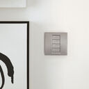 HomeWorks Palladiom Square Keypad - HQWT-S-P4W-SN