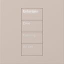 HomeWorks Palladiom Square Keypad - HQWT-S-P4W-TP