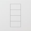 myRoom XC Palladiom Square Keypad - MWP-S-44W-WH