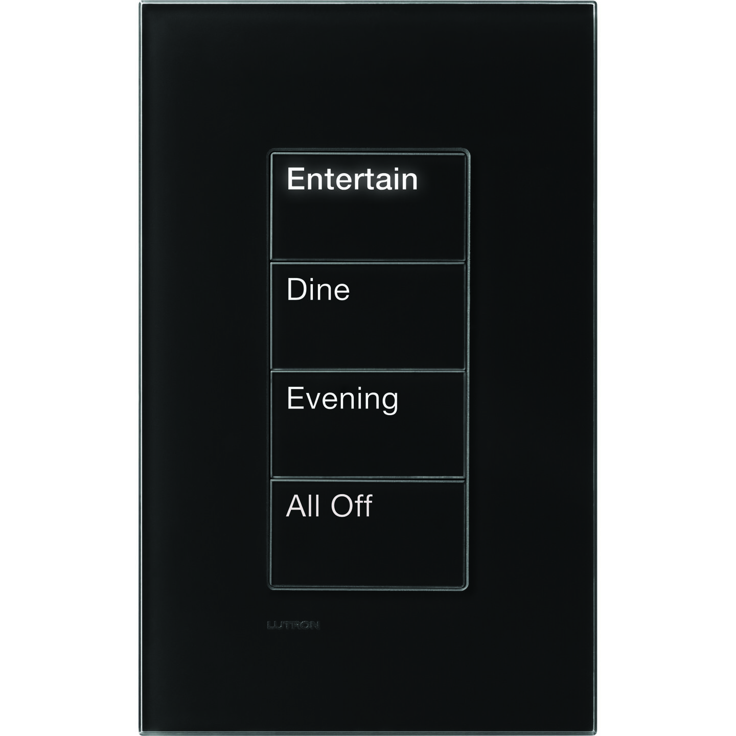 HomeWorks Palladiom Rectangle Keypad - HQWT-U-P4W-CBL