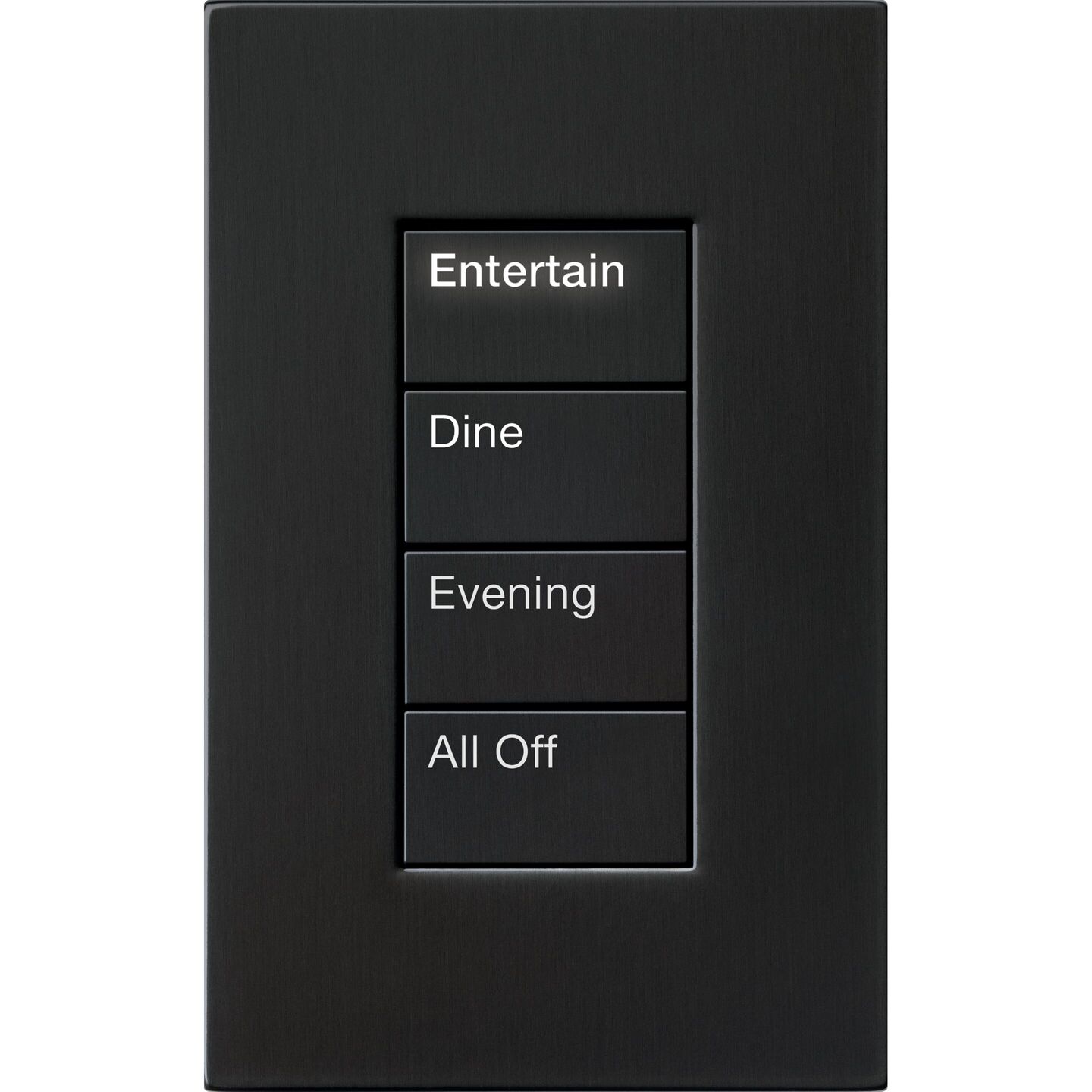 HomeWorks Palladiom Rectangle Keypad - HQWT-U-P4W-PG