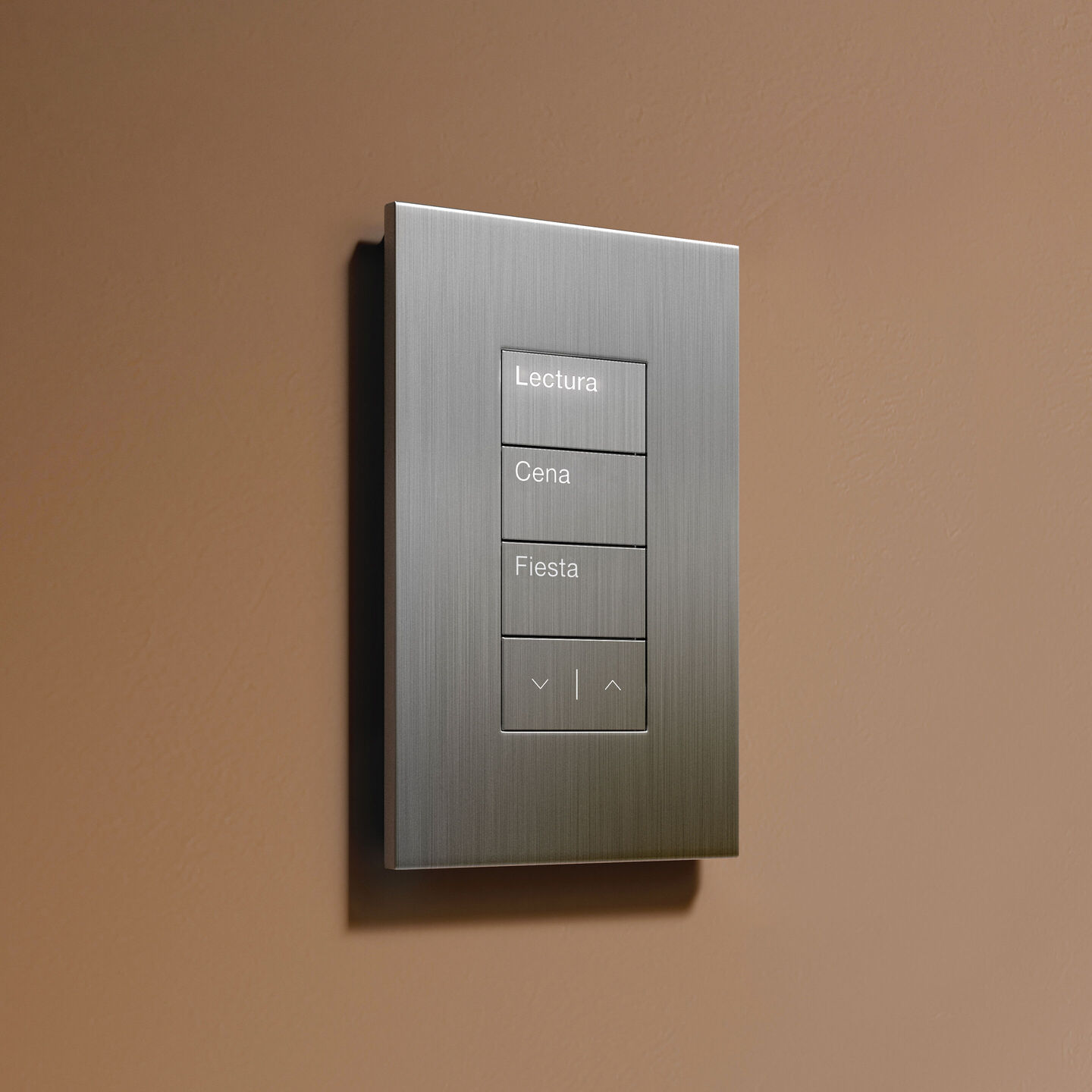 HomeWorks Palladiom Rectangle Keypad - HQWT-U-P4W-BL