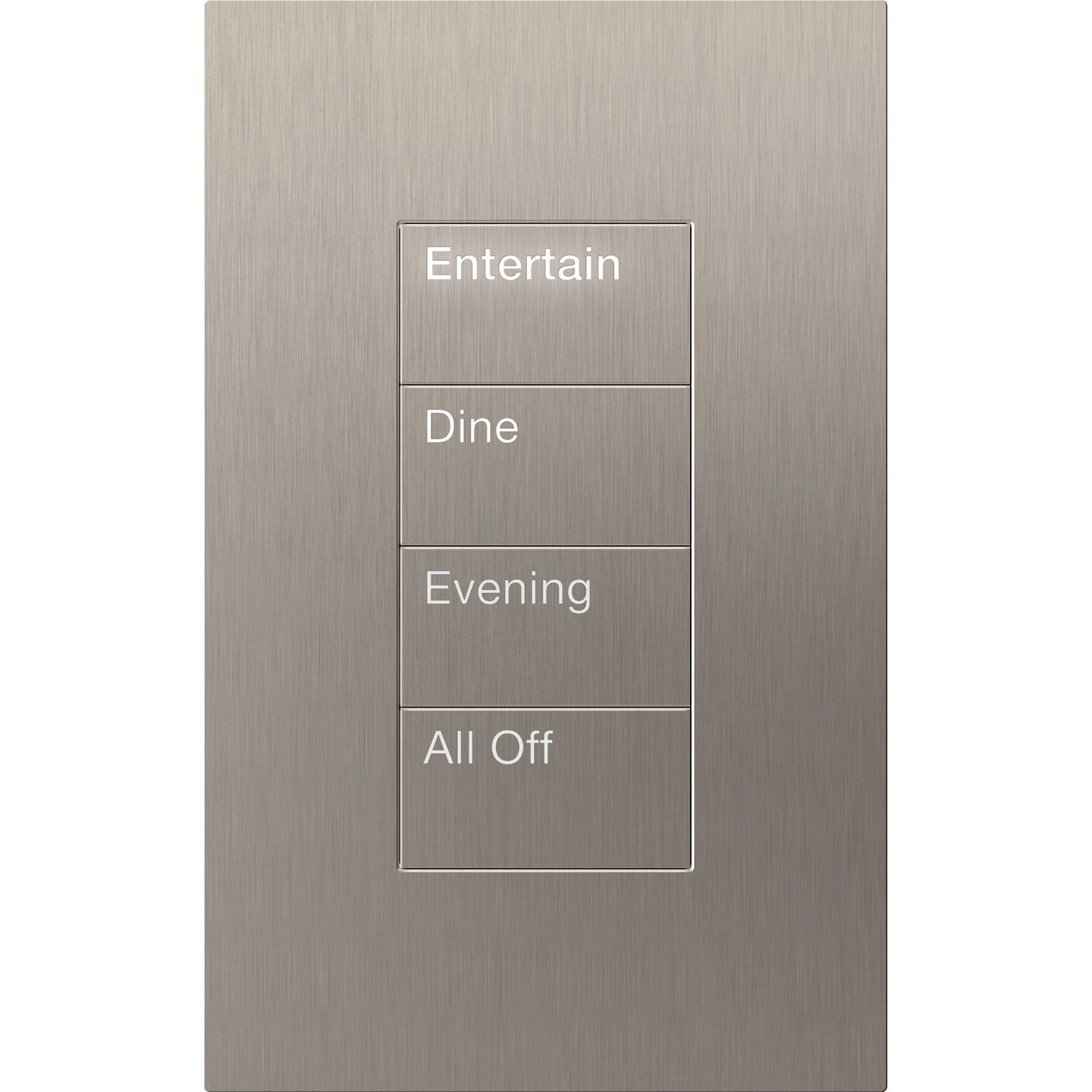 HomeWorks Palladiom Rectangle Keypad - HQWT-U-P4W-SN