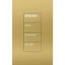 HomeWorks Palladiom Rectangle Keypad - HQWT-U-P4W-BB