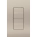 myRoom XC Palladiom Rectangle Keypad - MWP-U-4W-BN