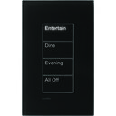 HomeWorks Palladiom Rectangle Keypad - HQWT-U-P4W-CBL