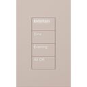 HomeWorks Palladiom Rectangle Keypad - HQWT-U-P4W-TP