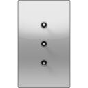 Aviena Vertical Rectangle Keypad - HW-AV-KP-V-BC