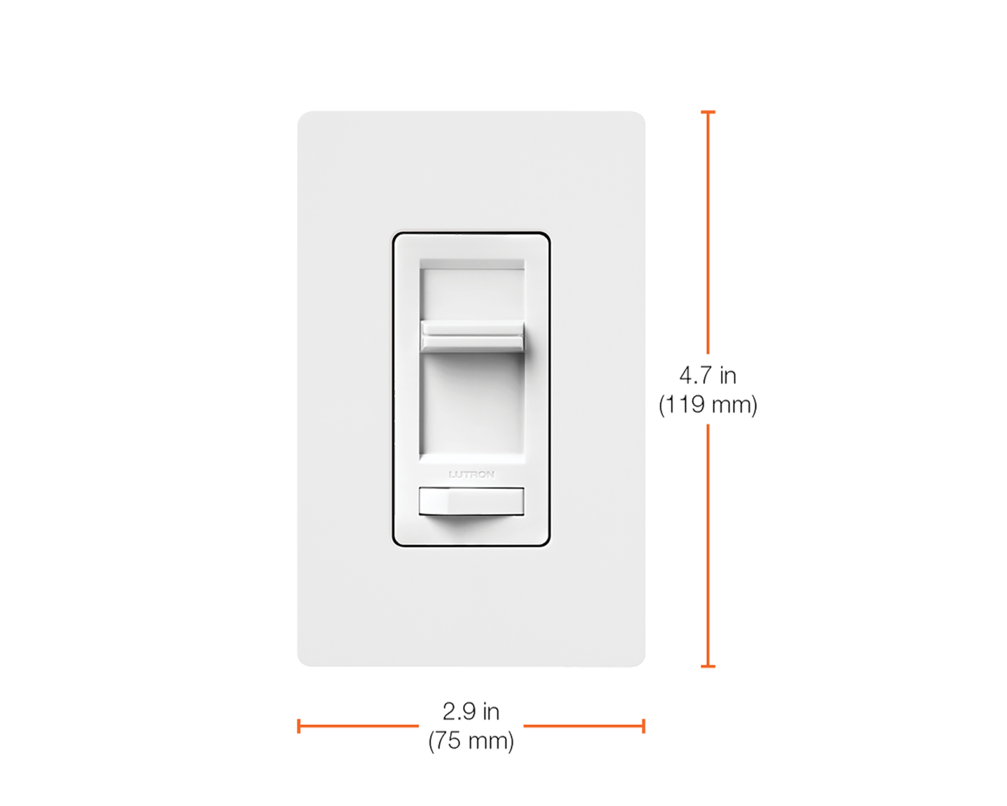 Lumea Quiet 3-Speed Fan Control - Dimensions