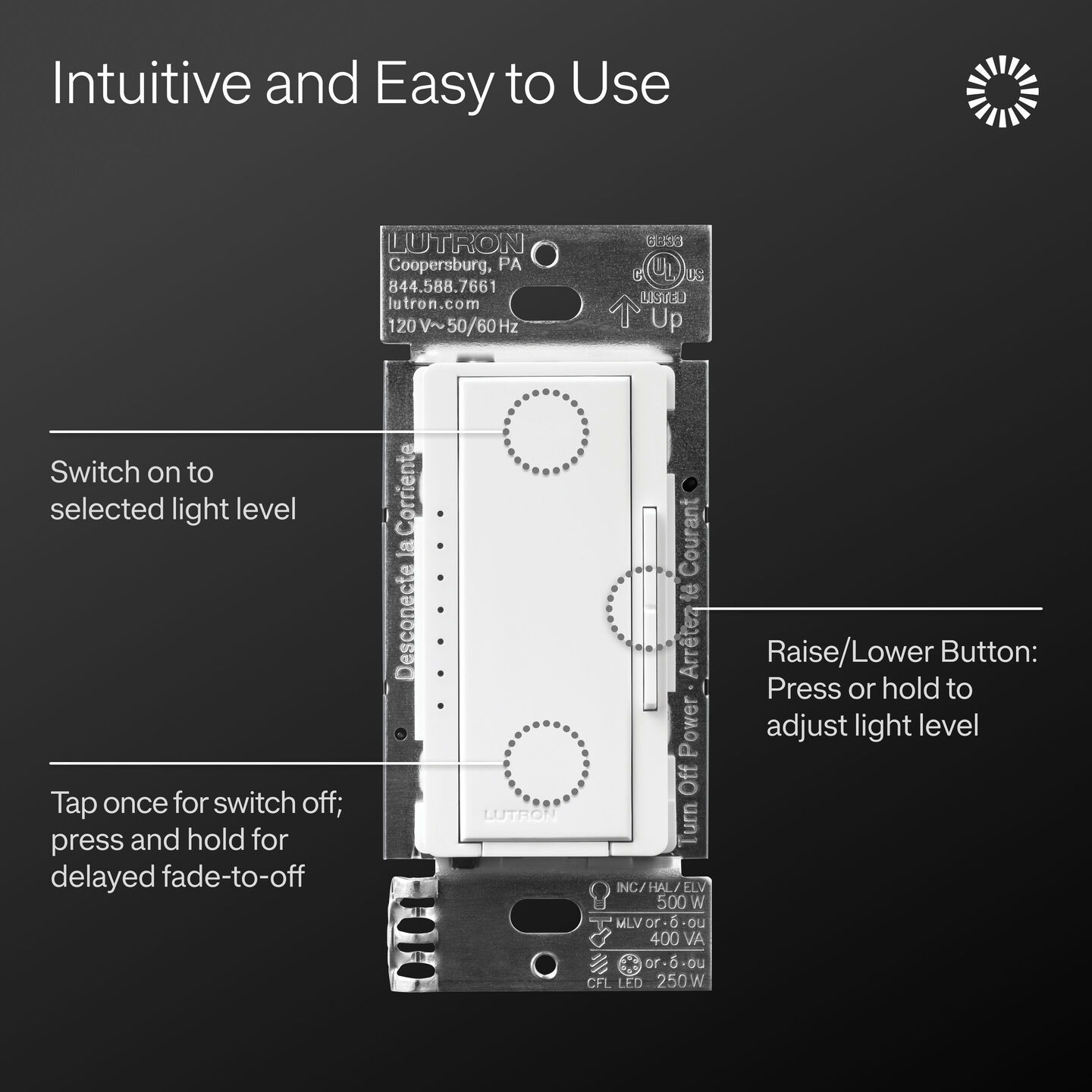 Maestro LED+ Pro Max Dimmer - MA-PRO-TP