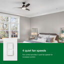 Maestro Dual LED+ Dimmer and 4-Speed Fan Control - MACL-LFQ-BI