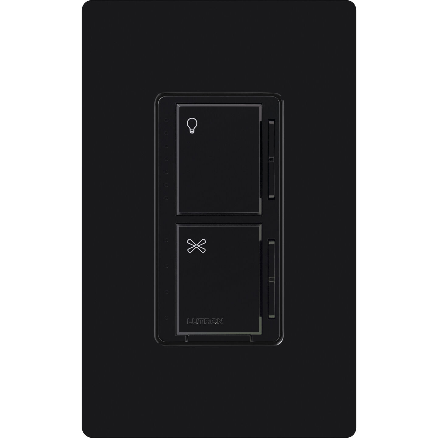 Maestro Dual LED+ Dimmer and 4-Speed Fan Control - MACL-LFQ-BL