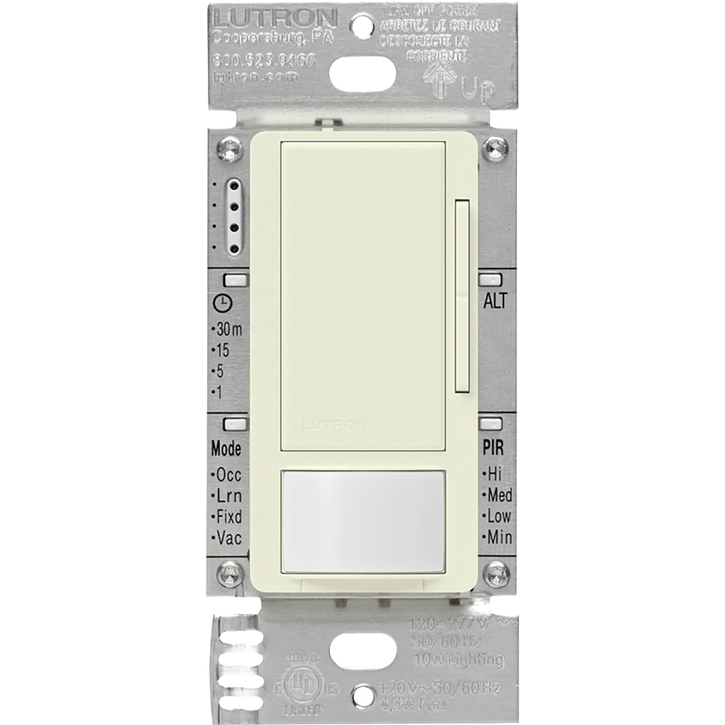 Maestro 0-10V Vacancy Sensor/Dimmer - MS-Z101-V-BI