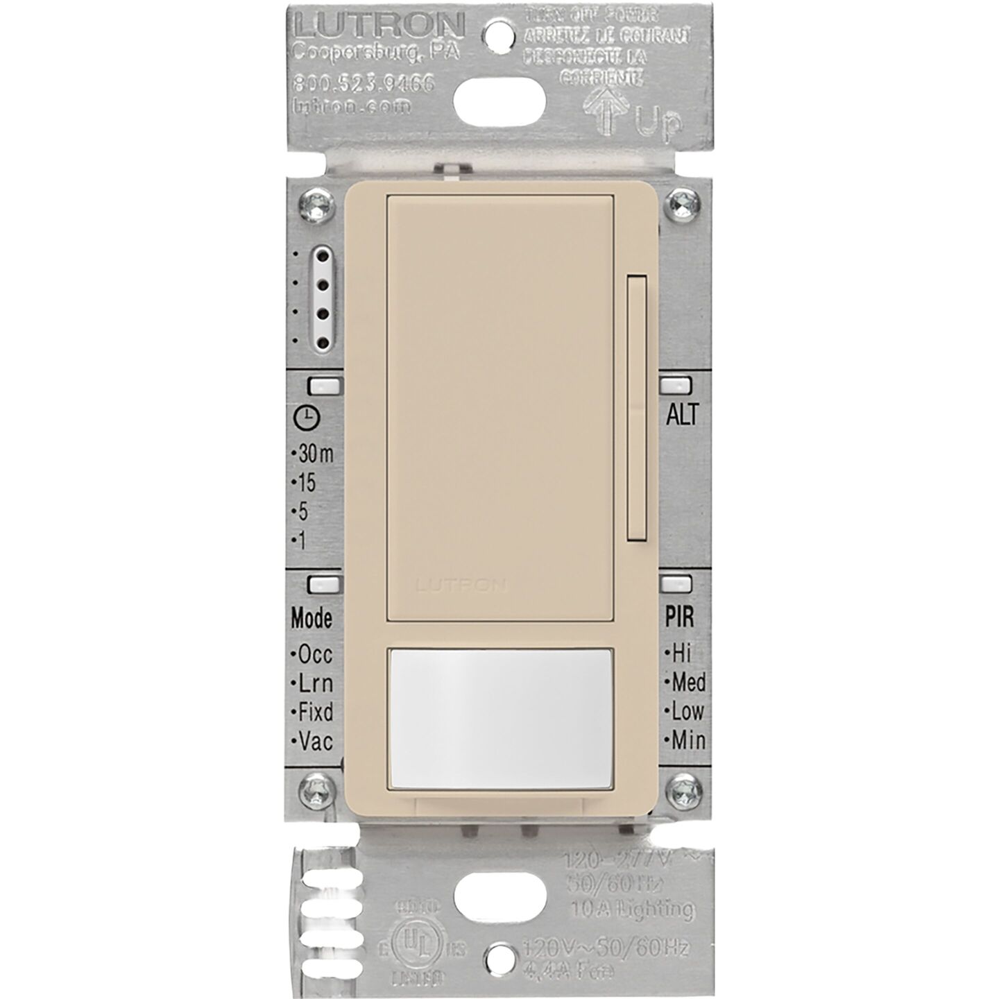 Maestro 0-10V Vacancy Sensor/Dimmer - MS-Z101-V-TP