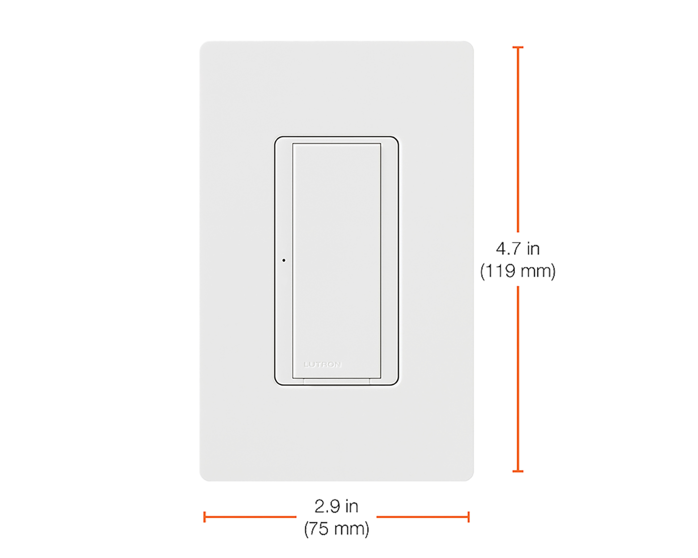 Maestro 8A Electronic Switch - Dimensions