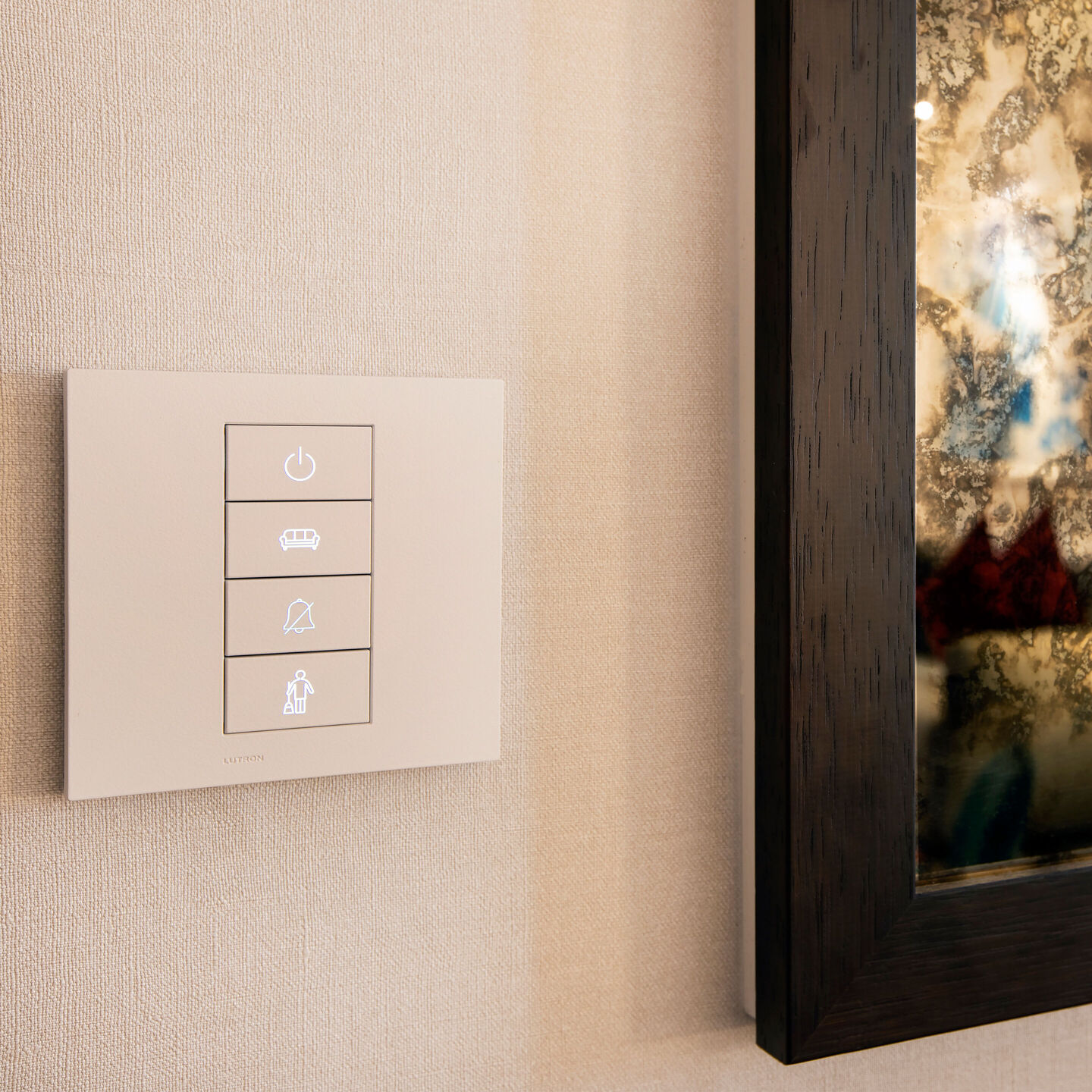 myRoom XC Palladiom Square Keypad - MWP-S-44W-PG