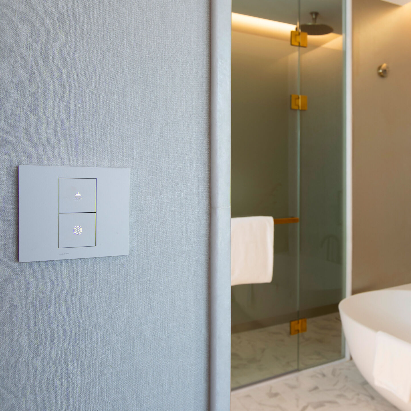 myRoom XC Palladiom Square Keypad - MWP-S-44W-PG