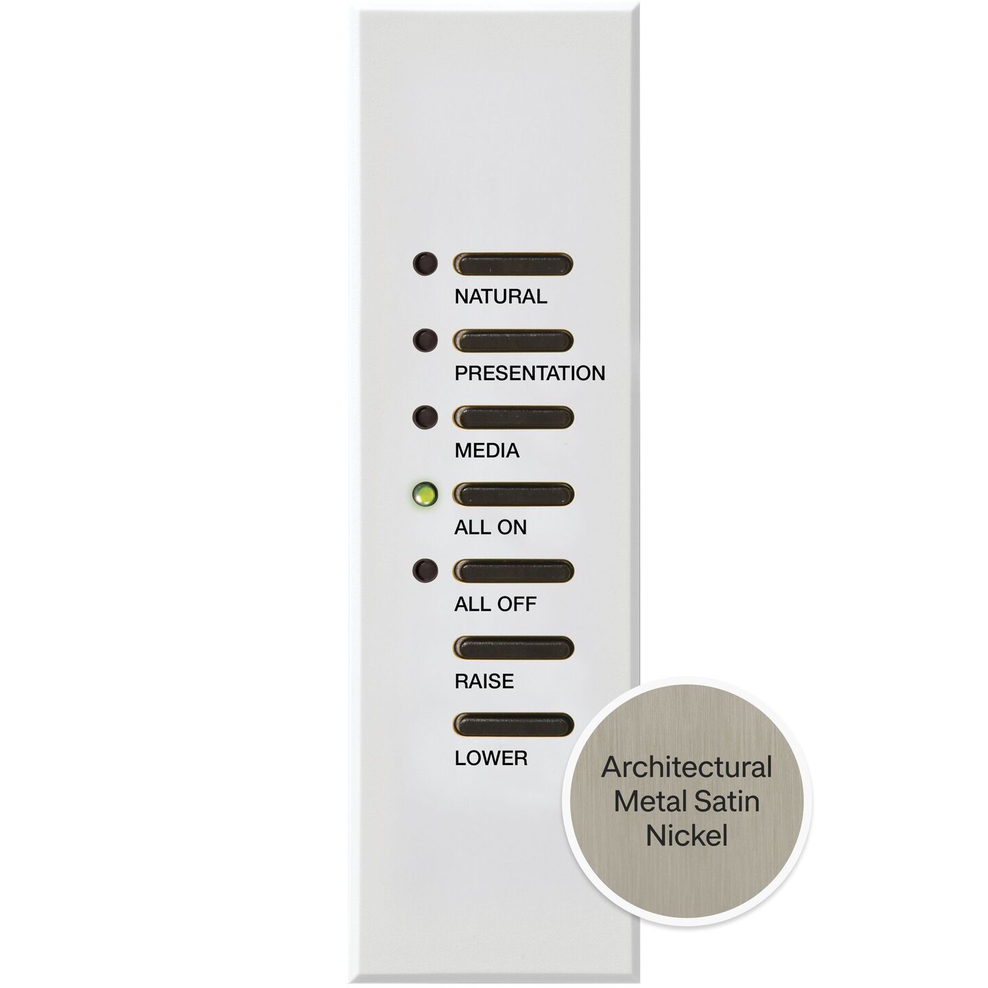 Athena/myRoom XC Architrave Narrow Keypad - QSWA-KP5-DN-SN