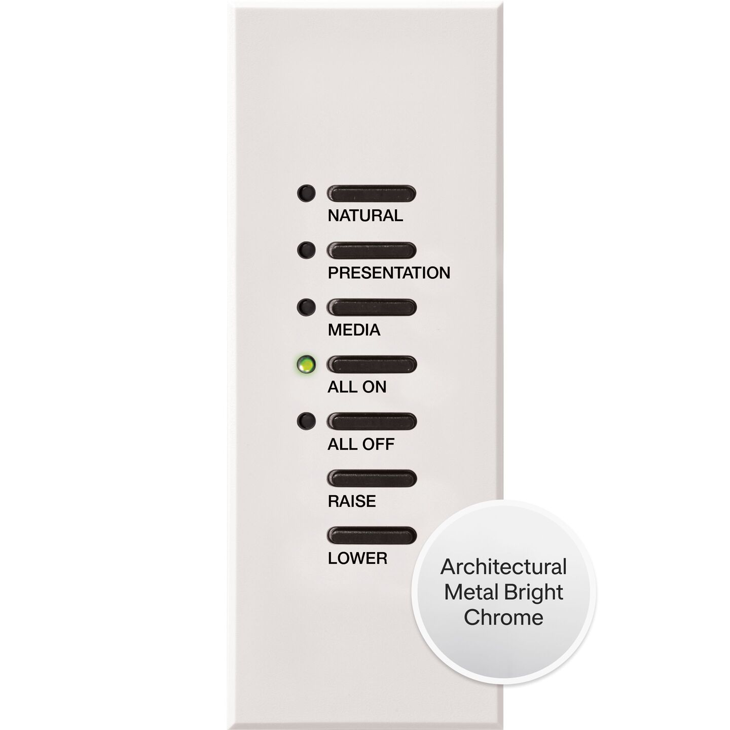 Athena/myRoom XC Architrave Keypad - QSWA-KP5-DW-BC