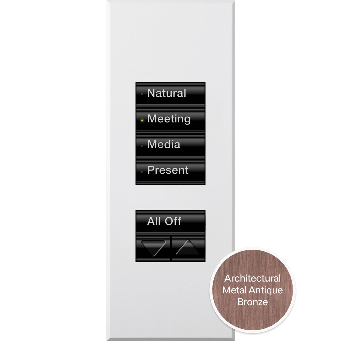 Athena/myRoom XC Signature Series Keypad - QSWAS-5BRL-B-QZ